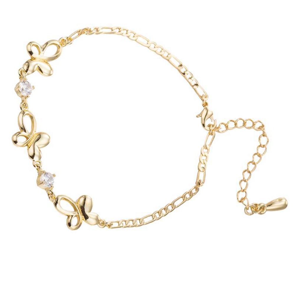 Women Simple Chic Butterfly Shape Bracelet Elegant All-match Hand Chain