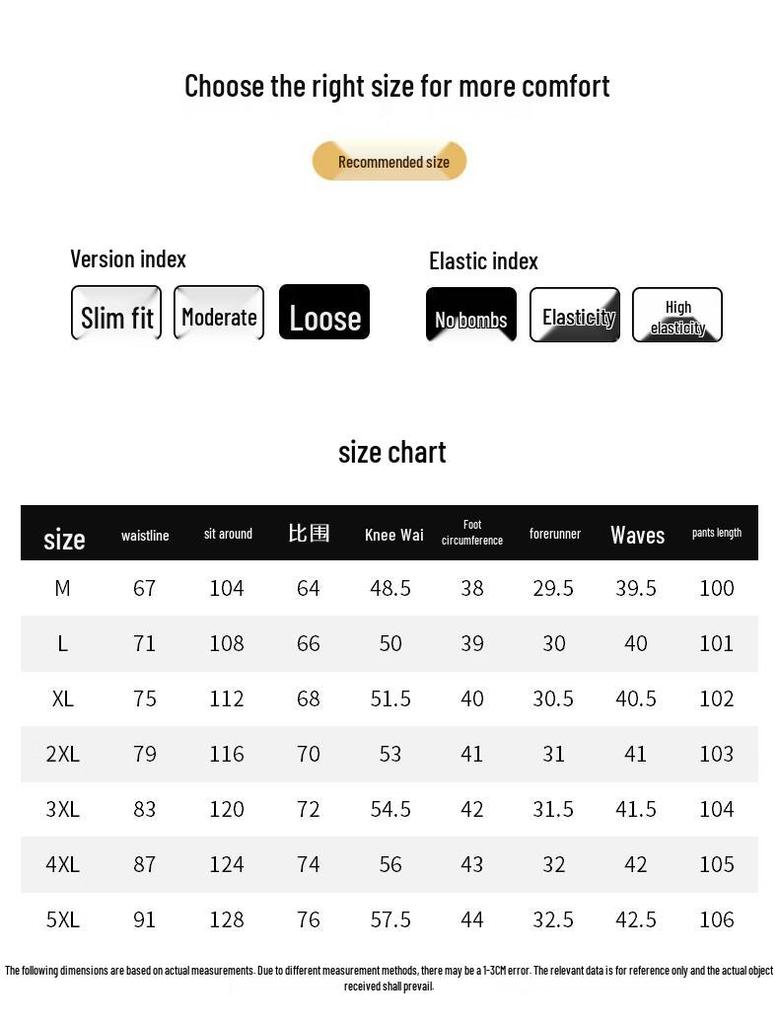 MARK FAIRWHALE Men's Casual Loose Straight Workwear Pants