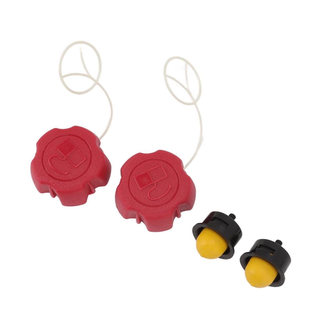 2 Set Lawn Mower Fuel Cap Primer Bulb Replacement Part Kit for Fuxtec FX RM 1630 1855 1860 2055