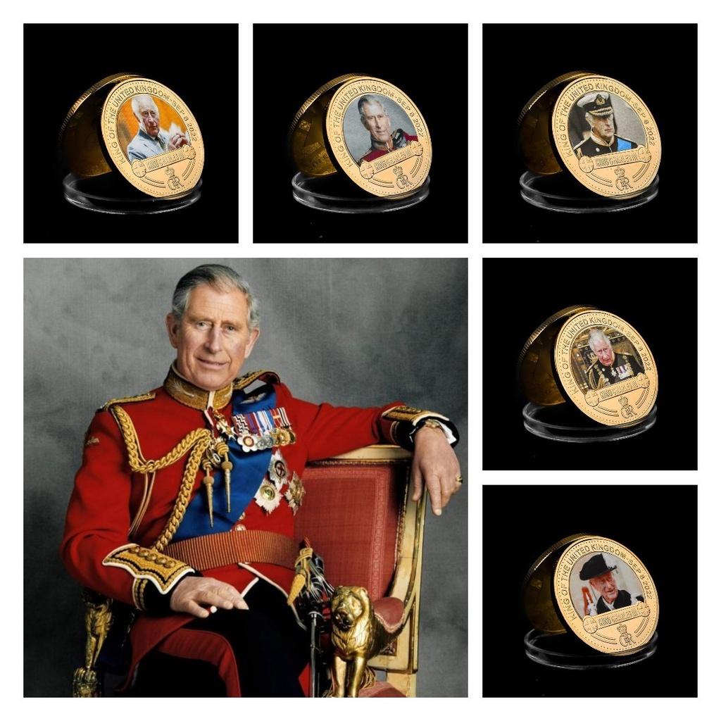 Stunning British King Charles Commemorative Coin Collection In Gift Box