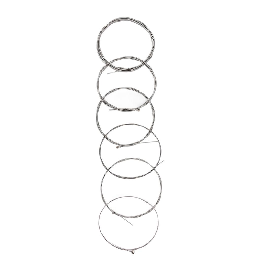 Bassgitarrensaiten Gewickelte Nickellegierung Natürliches Spielgefühl Runde Basssaiten für Bassisten 6 Saiten BW930