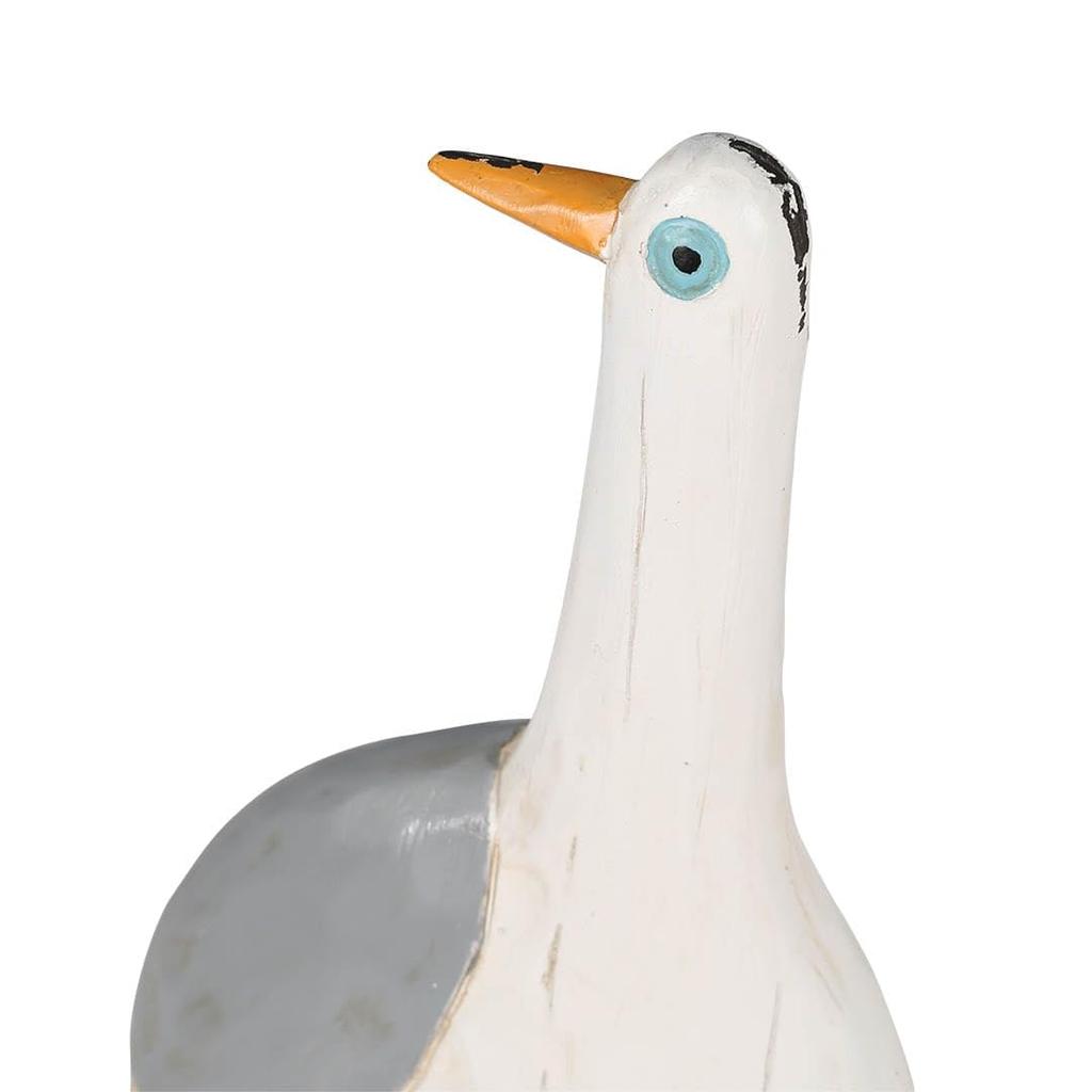 Dulton The Gulls B A Time with a Bewildered Bird Seagull Polyresin Beach Height Width Depth 14cm - Laid-back - Object/Ornament - - 40cm, 18.5cm, -
