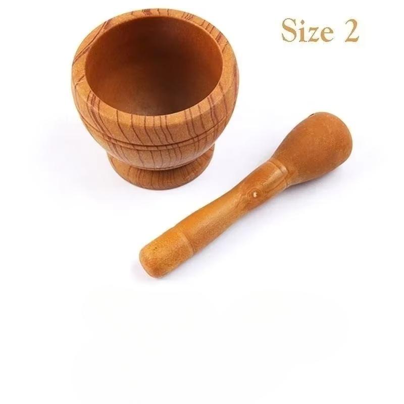 Resin Setmortar and Pestle Garlic Herb Spice Mixing Grinding Crusher Bowl Restaurant Kitchen Tools