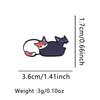 Creative Cat Cartoon Brooch: Cute Animal Enamel Pin for Clothing