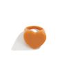 Temperament Peach Heart Shaped Ring Personality Ring New Resin Geometric Ring