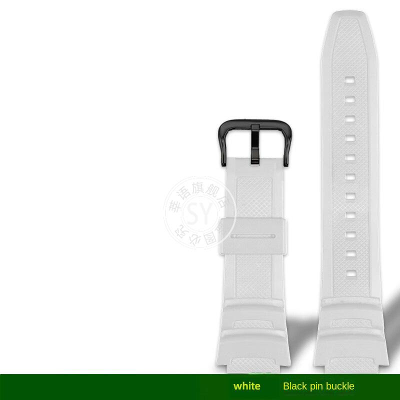 W218H Resin Silicone Band for Casio AE-1200 AE-1100 SGW-300 SGW-400 MRW200 Watch, Replacement Strap Sport Wristband
