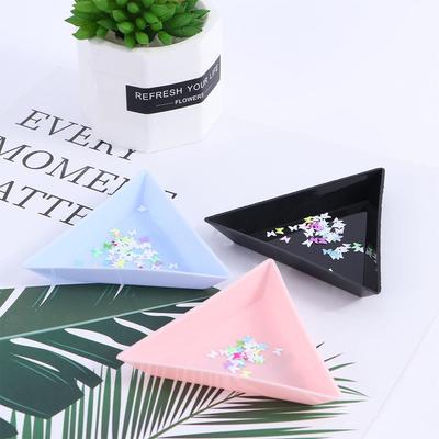 Decor Picker Manicure Crystal Sorting Trays Point Drilling Tools Rhinestone Storage Display Plate Nail Gems Holder Nail Tray