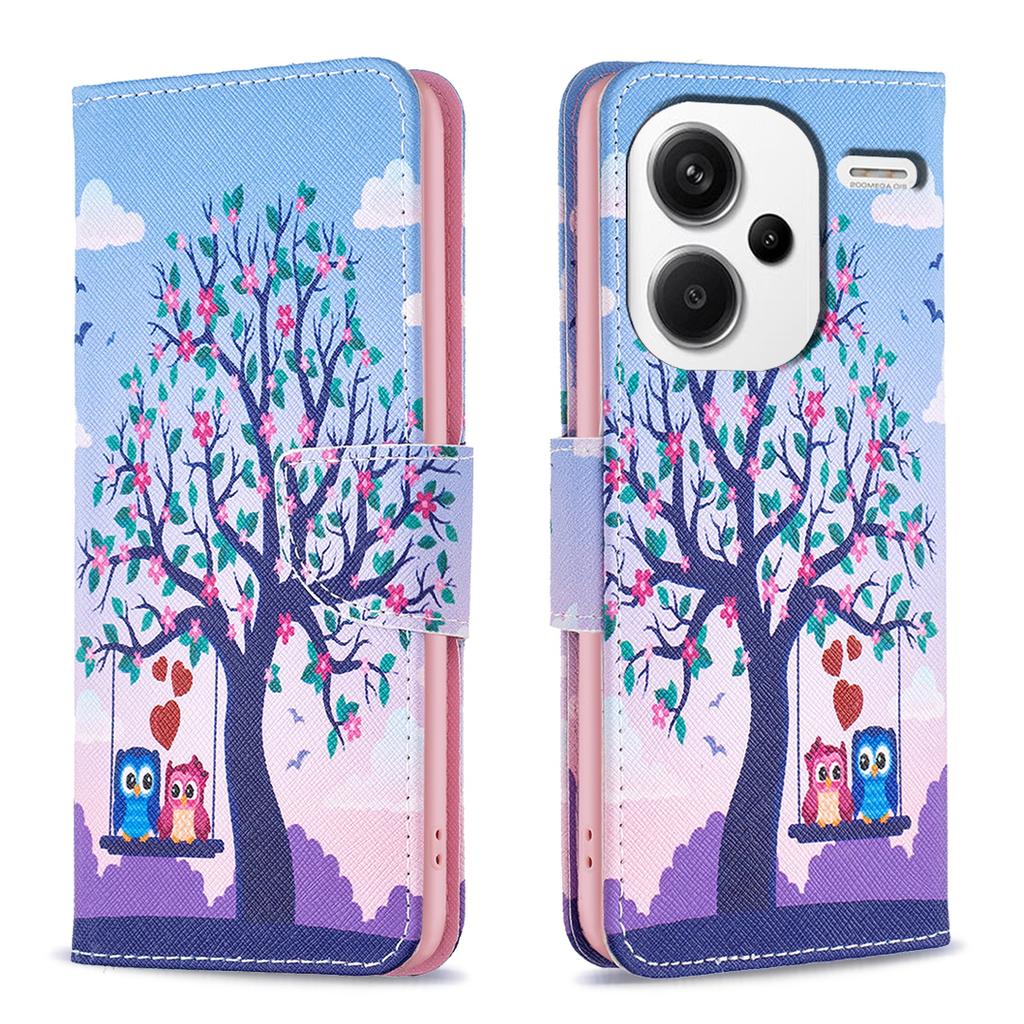 For Xiaomi Redmi Note 13 Pro+ 5G Case Wallet Leather Cover Pattern Printing