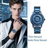 Quartz Creative and Unique Stainless Steel Magnetic Popular Fashion Birthday Wristwatch, Design, Unisex Strap, Display, Waterproof, Rainproof,