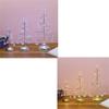 Crystal Star Iron Christmas Tree with LED Light Small XmasTree Table Lamp Christmas Decorations for Home Party New Year