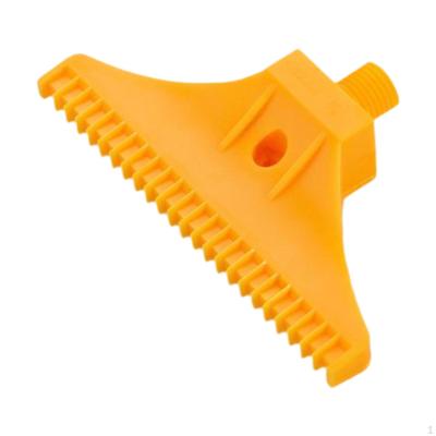 Air Blow Off Flat Jet Nozzle High Impact 1/4BSP Male Thread Temperature Resistance Multiuse for