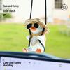 Cross-border Swing Duck Rearview Mirror Pendant - Car Decoration