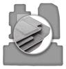 Gray Car Mats For: Honda Civic VII 5 Doors (2001-1007)