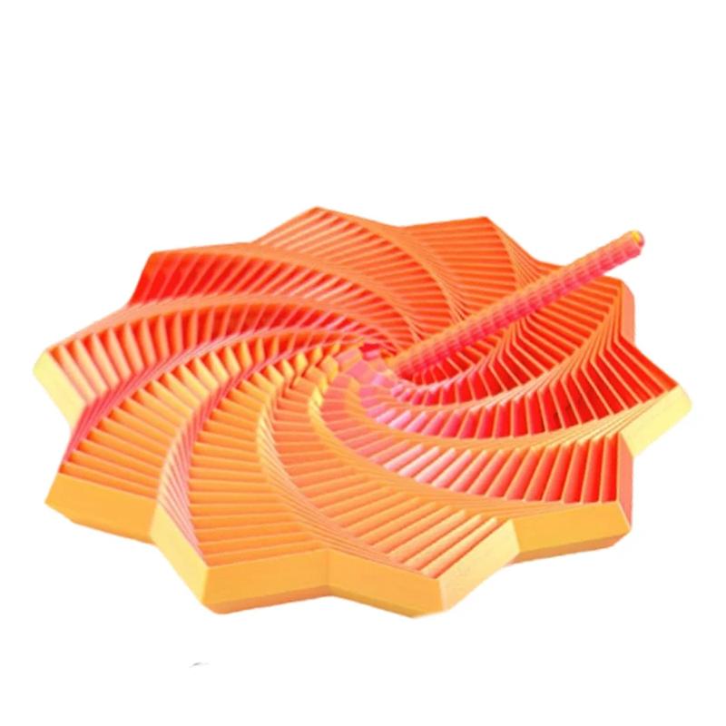 3D Geprinte Fidget Worteltoren Stressverlichtend Speelgoed Met Handvat, Verkrijgbaar In Meerdere Kleuren, Verlicht Angst En Verbetert De Concentratie