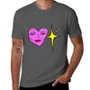 Heart Glow Tshirt Summer Print Short Sleeve Tee