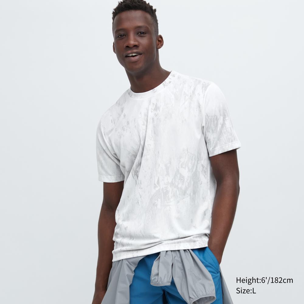 

UNIQLO DRY EX Круглый вырез с короткими рукавами и принтом