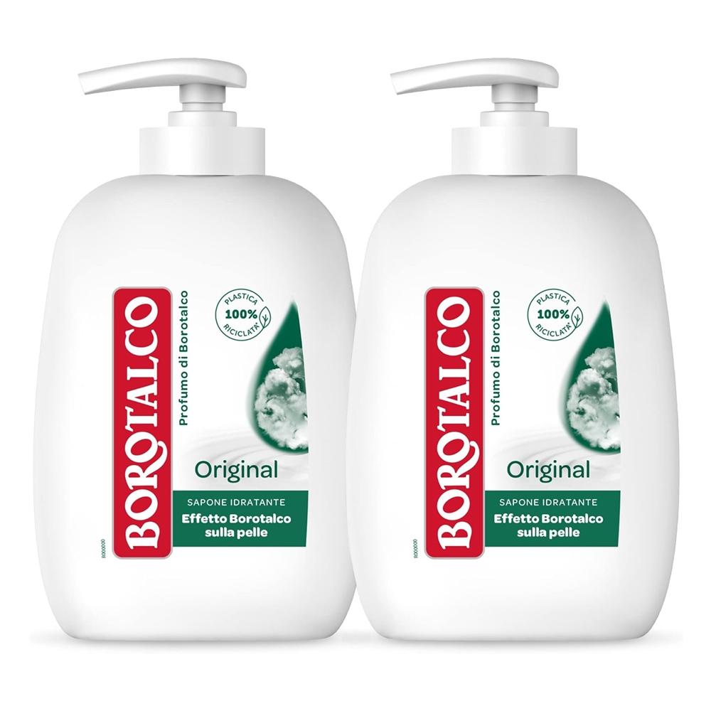 Borotalco Original Baby Powder Scent Hand Wash Hand Soap 250Ml Set Of 2