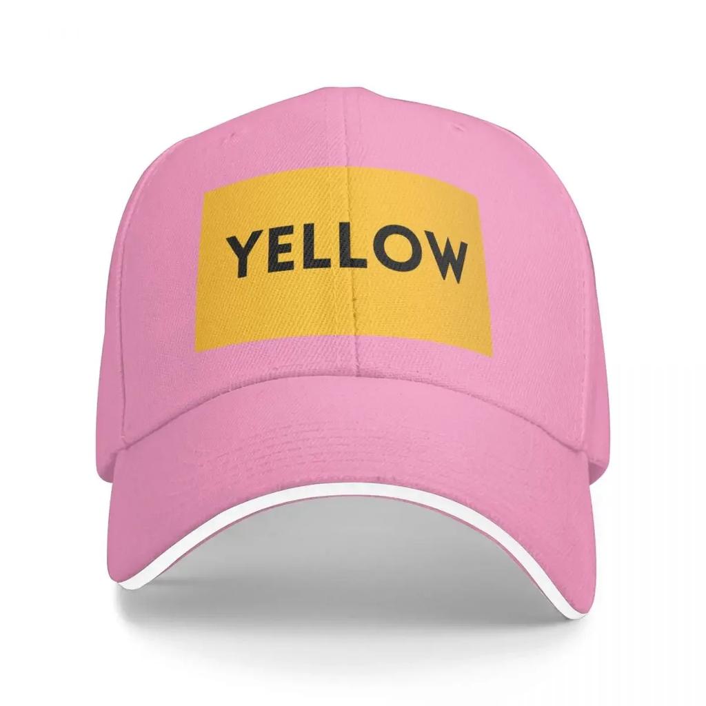 Yellow Baseball Cap Hat   Funny hats summer hat luxury woman cap Man Womens