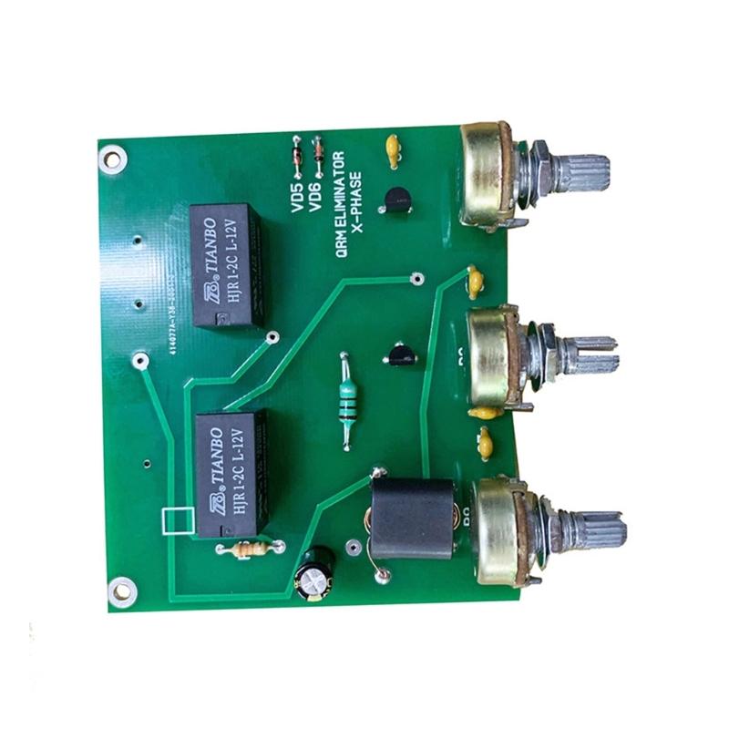 QRM Canceller Eliminator X-Phase 1-30 MHz HF Band PTT Control Finished Eliminator Board Diy Kit for Ham Radio