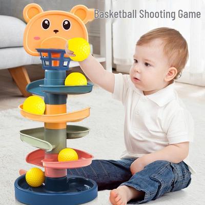 Stacking Ball Slide Tower: Educational Toy for Kids Aged 1-3 Years