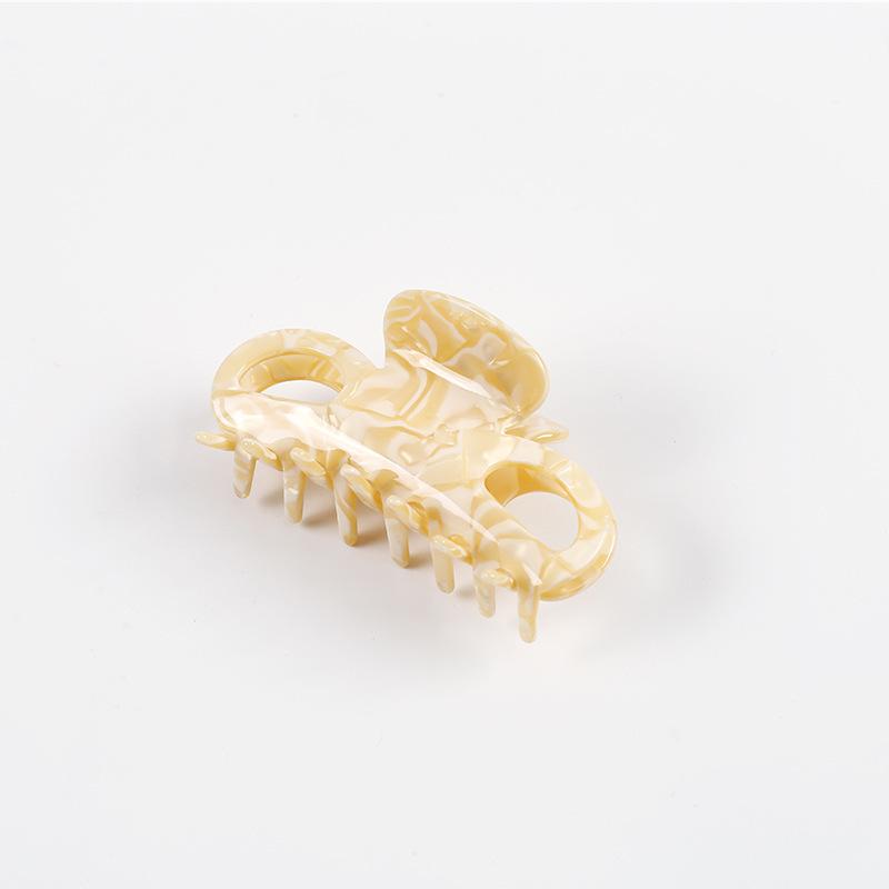 Ausgehöhlte Greifklemme, modische Haarspange mit Leopardenmuster, Haarklammer für den Hinterkopf, gewickelte Haarspange, Haiklammer