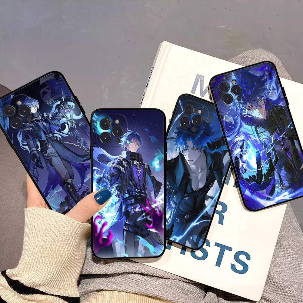Genshin Impact Flins Phone Case For IPhone 16 17 Air 15 14 13 12 11 Pro Max 16E Plus Fundas