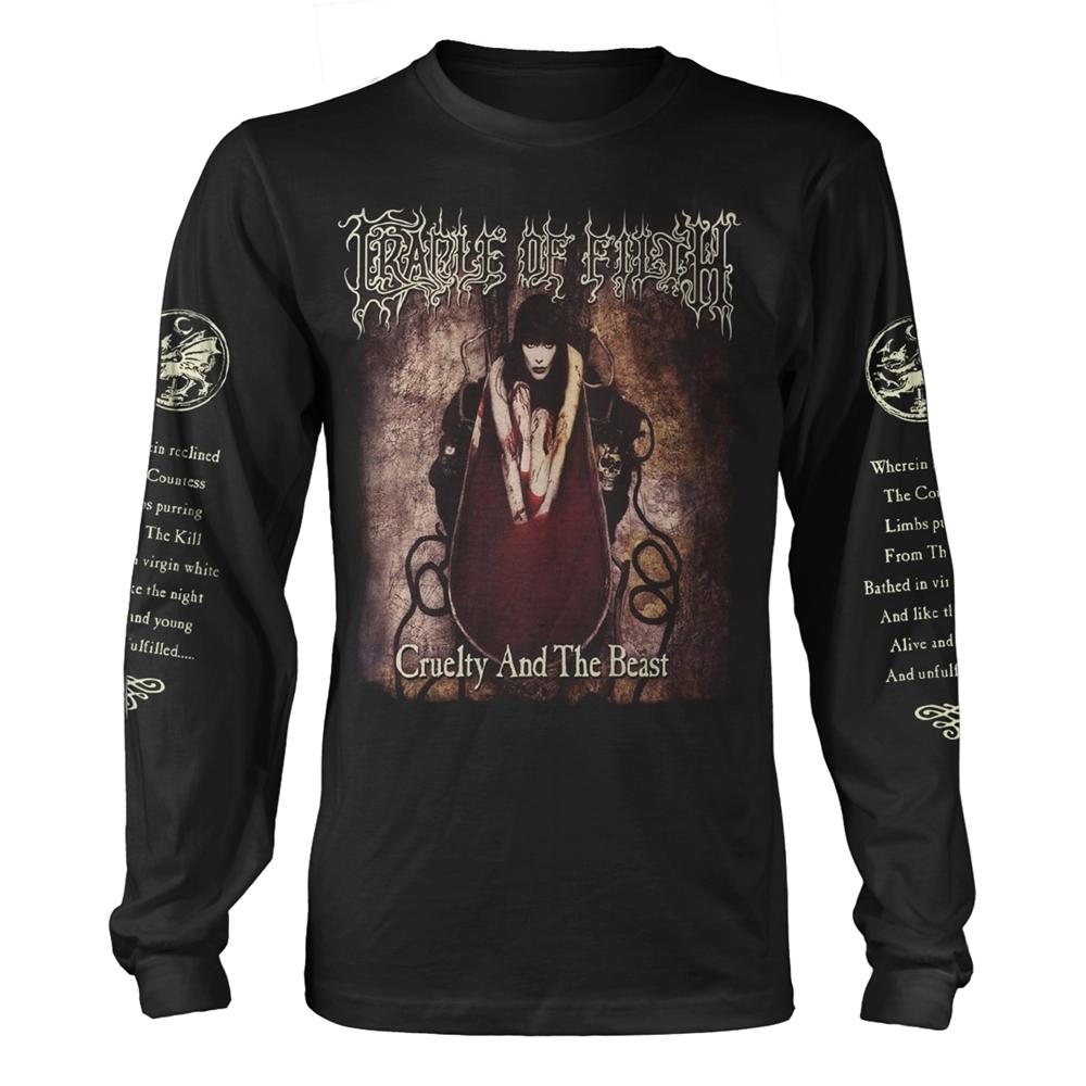 Cradle Of Filth Unisex Adult Cruelty And The Beast (2021) Long-Sleeved T-Shirt