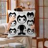 Game B-Bendy And The Ink M-Machine Lucky Dragon Pillow Cover Sofa Cushion Cover Home Room Decoration Children Gift