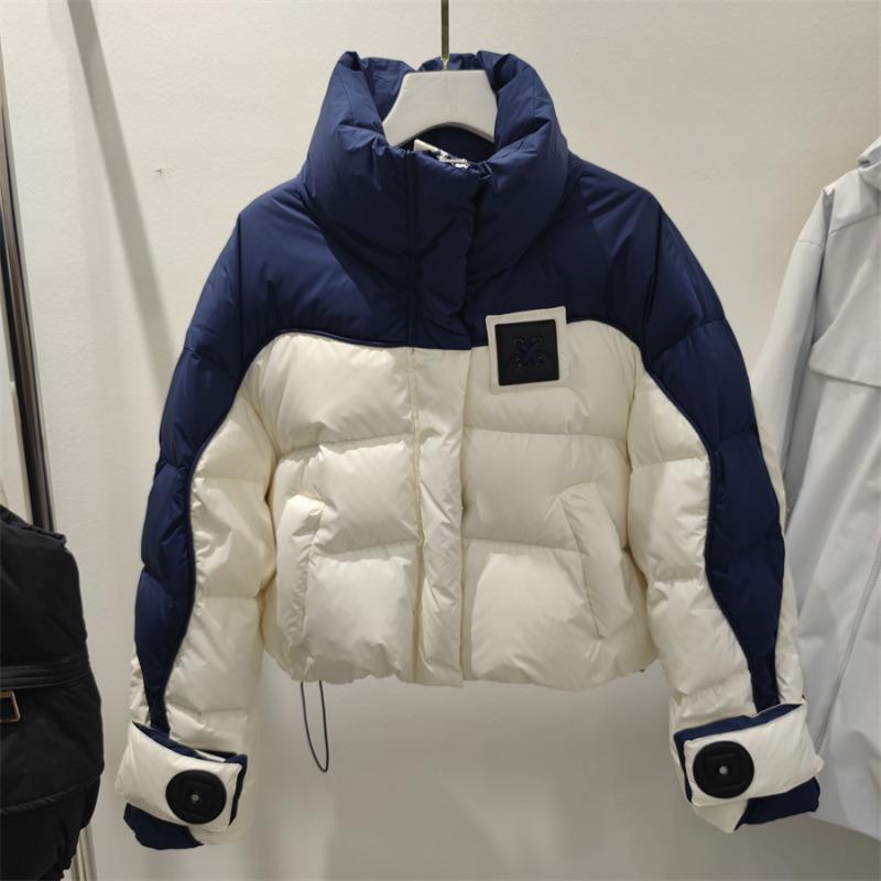 

Women s winter short down cotton clothes design sense loose thickened warm jacket tide XL