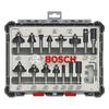 Coffret de fraises - bosch - 2607017472 - 15 pièces - queue de 8 mm - compatible avec défonceuses