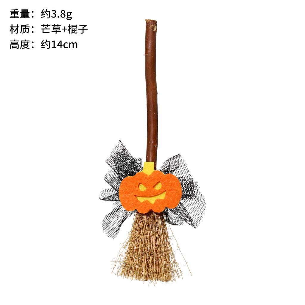 Halloween Broomstick Decorations, Mini Witch Broom Twig Broom