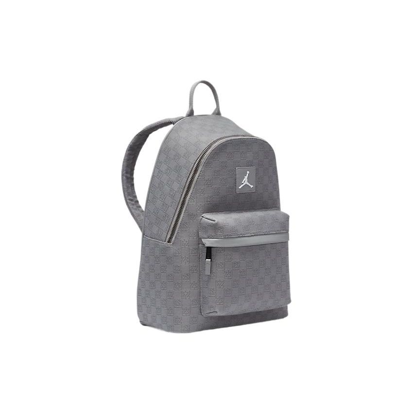 Jordan Interwoven Letter Polyester Backpack Unisex Backpacks Gray FJ6784-015