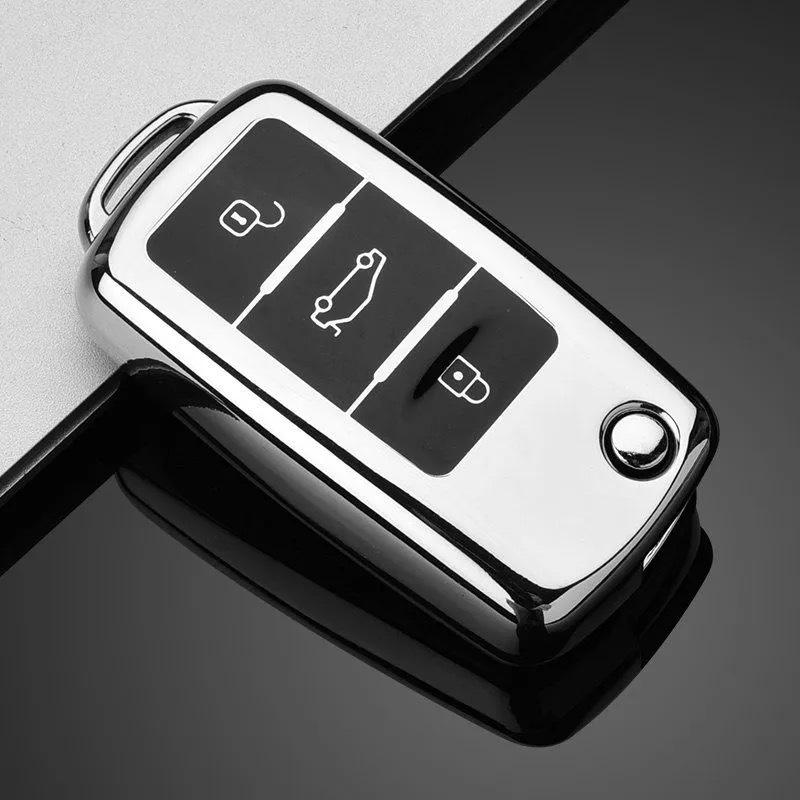 

Volkswagen Key Cover for Sagitar, Lavida, Bora, New Santana, POLO, Jetta, Tiguan - Car Key Shell Bag OPP Bag