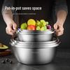 MCHEF Stainless Steel Mixing Bowls 3-Piece Set