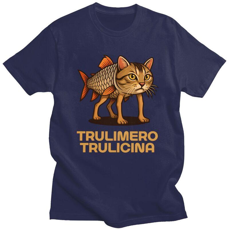 

Italian Brainrot Fish Cat Meme TShirt 100 Cotton Tee Tops Streetwear Round Neck Tshirts Casual Short Sleeve For Men Birthday 4XL