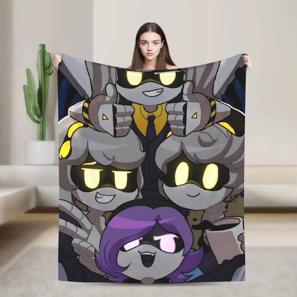 Murder Drones  Blanket Quality Super Soft  Bedding Throws Winter Children Home Decor Aesthetic Bedspread