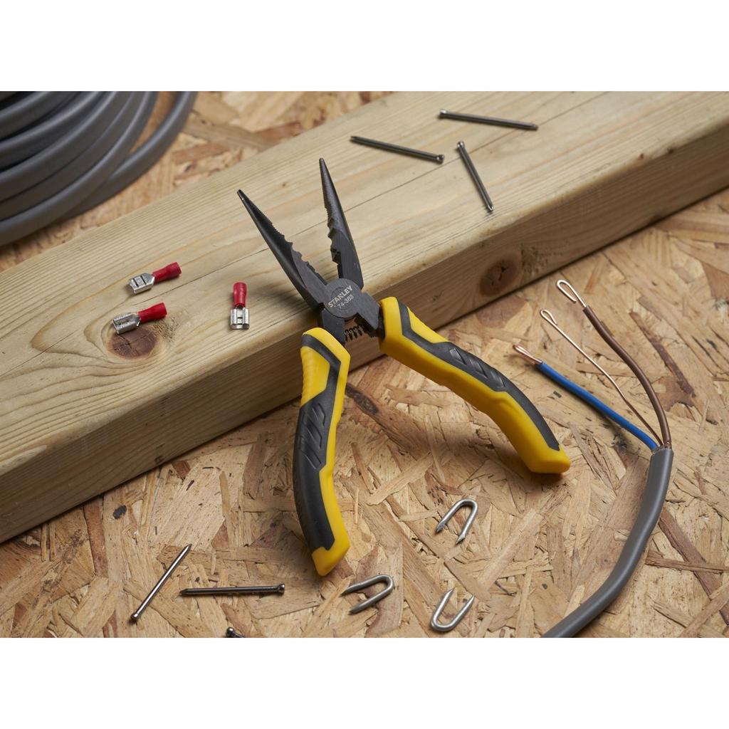 Stanley Hand Tools Controlgrip Long Nose Pliers