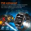2026 New Outdoor Military Men's Smart Watch Is Equipped with GPS LED Lighting Compass Wireless Communication IP68 Waterproof  Smartwatch Music 540mah