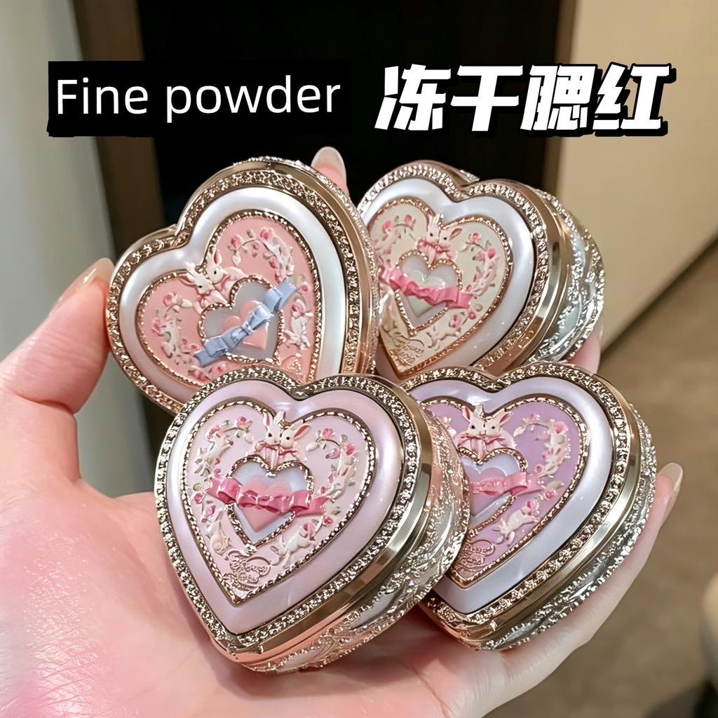 Flower Knows Bonnie Garden Freeze-Dried Blush 01 Fluffy Snow Rabbit 02 Good Night Bonnie Shrink Color Expanding Color Matte