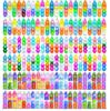 12/24/48 Pezzi Mini Portachiavi Pop Fidget Giocattolo Poppers Per Sollievo Dallo Stress Premi per la Classe Riempitivi per Sacchetti Regalo Per Bambini e Studenti