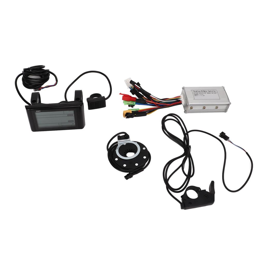 Motor Brushless Controller Sine Wave 3 Modes Thumb Trottle LCD Display 24V 36V 48V 17A