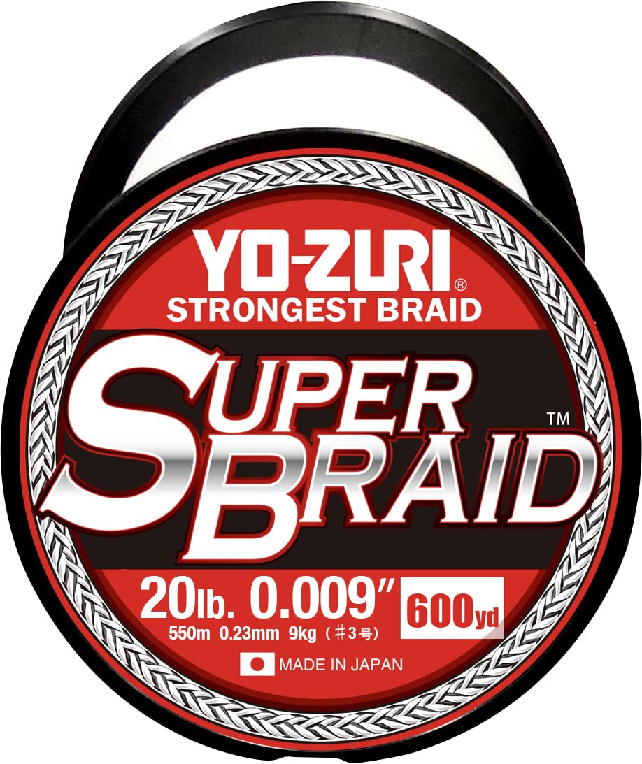 

PE Line Super Braid 600YDS 20Lbs White YO-ZURI Color белый