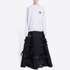 Balenciaga Regular Crewneck 'Heather Grey/Black' 676629TLVH11380