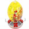 Blown Glass Hummingbird Feeder Bee Proof Outdoor Hanging Hummingbird Feeder for Garden Decoration