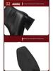 2025 Women's Soft Leather Mid-Heel Square Toe Boots with Velvet Lining for Autumn and Winter