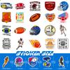 50 Autocollants Football Américain Nouveau Style Football Dessin Animé Gribouillis Autocollants Autocollants