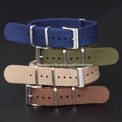 20mm 22mm Nylon Uhrenarmband Glattes Weiches Nylon Sport Ersatzband Herren&Damen Universal Leinenstoff Armband für Omega Uhrenarmband