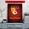 Galatasaray Personalized Name Round Diamond Painting Kit Diamond Embroidery Painting Rhinestones Mosaic Frameless Handwork Decoration Arts