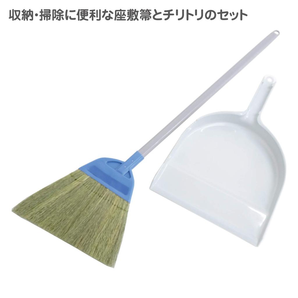 Yamazaki Sangyo Broom with Tatami Room Made In 335107 Dustpan, Indoor/Outdoor, Broom, Pair, Japan,