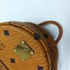 [Pre-Owned] Classic Allover Logo Studded Three-In-One Coated Canvas Shoulder Crossbody Backpack - Good #AEYUW